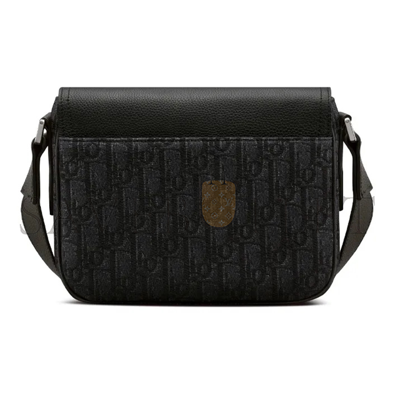 DIOR MINI SADDLE BAG 1ADME130YMJ_H00N (23cm*18cm*6cm)